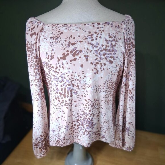 Eclair Medium Scoop Neck Pink Top - Picture 3 of 7